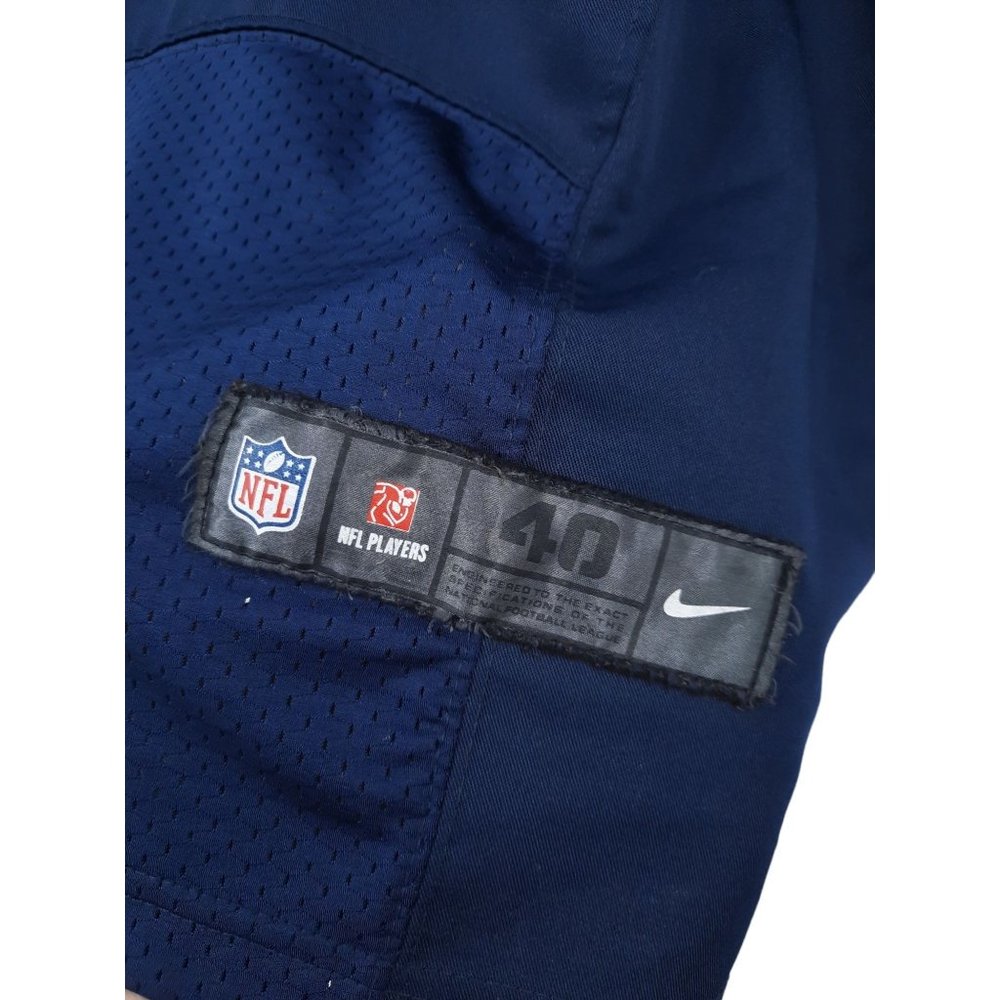 Nike NFL On Field Seattle Seahawks 11 Percy Harvin Blue Team Jersey Mens Size 40 - Picture 6 of 12